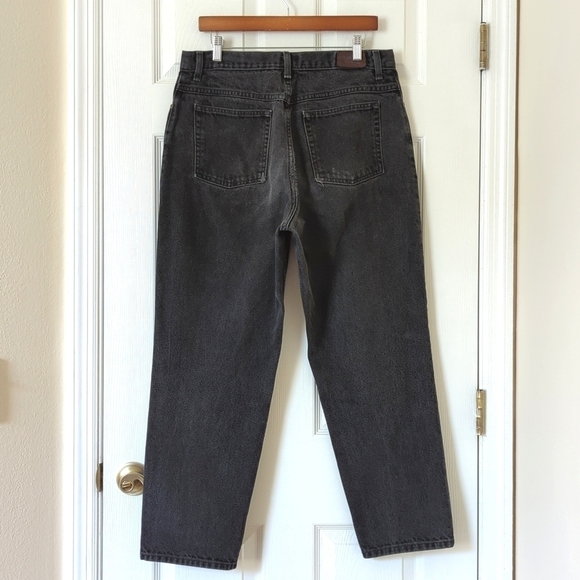 L.L. Bean 90's Vintage Original Fit Traditional High Rise Denim Jeans Black 16 - Picture 4 of 15